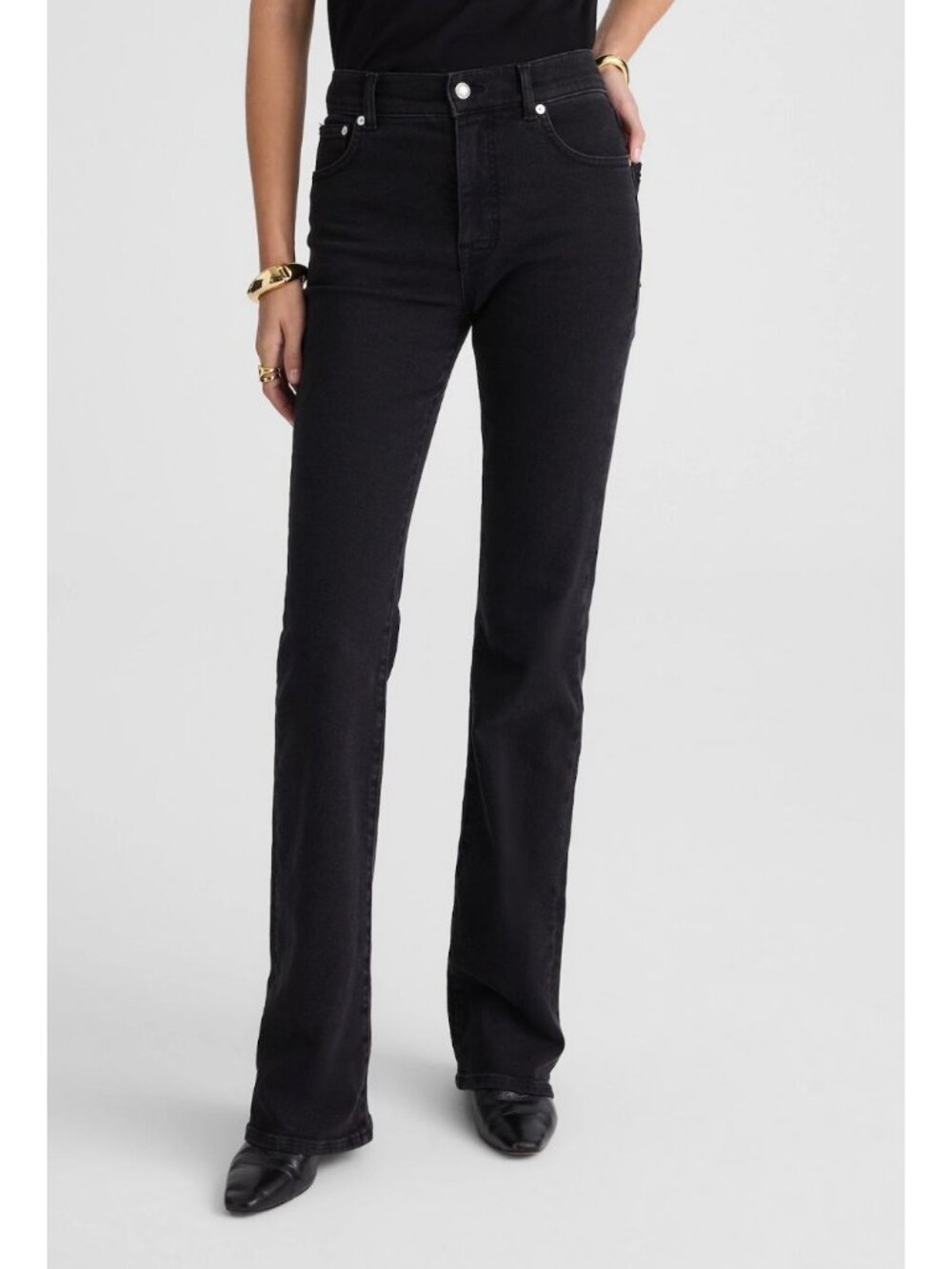 Madewell The Vintage Flare Jeans Women's Size 30 in Black Frost NWT NW248